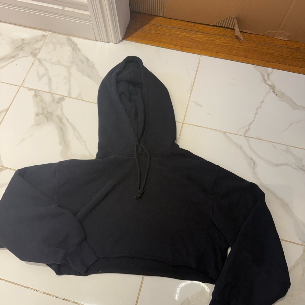 Aritzia Black Hoodie Sweater